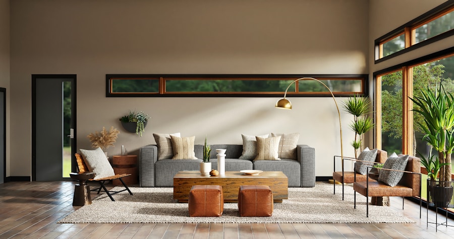 Modern suite lounge and bedroom for families